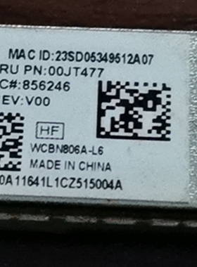 NFA435 QCA9377 QCNFA435 双频无线网卡+蓝牙 00JT477 SW10A11641