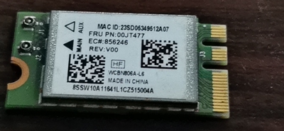 NFA435 QCA9377 QCNFA435 双频无线网卡+蓝牙 00JT477 SW10A11641