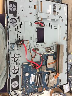 硬盘架子 开关 支架 数据线 联想一体机b520e拆机电源