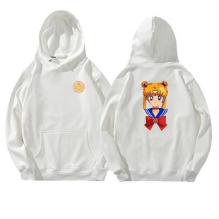 美少女战士卫衣女生冬季情侣装连帽衫套头上衣服装长袖男士运动服