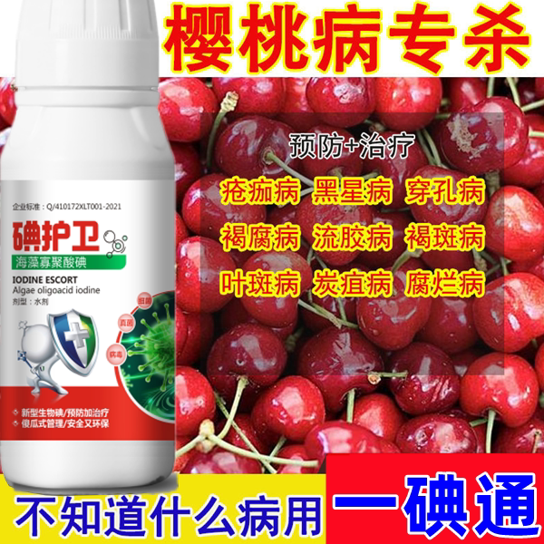 樱桃杀菌剂樱桃树病全治花腐病灰斑病炭疽病强效药斑点病胡麻色斑