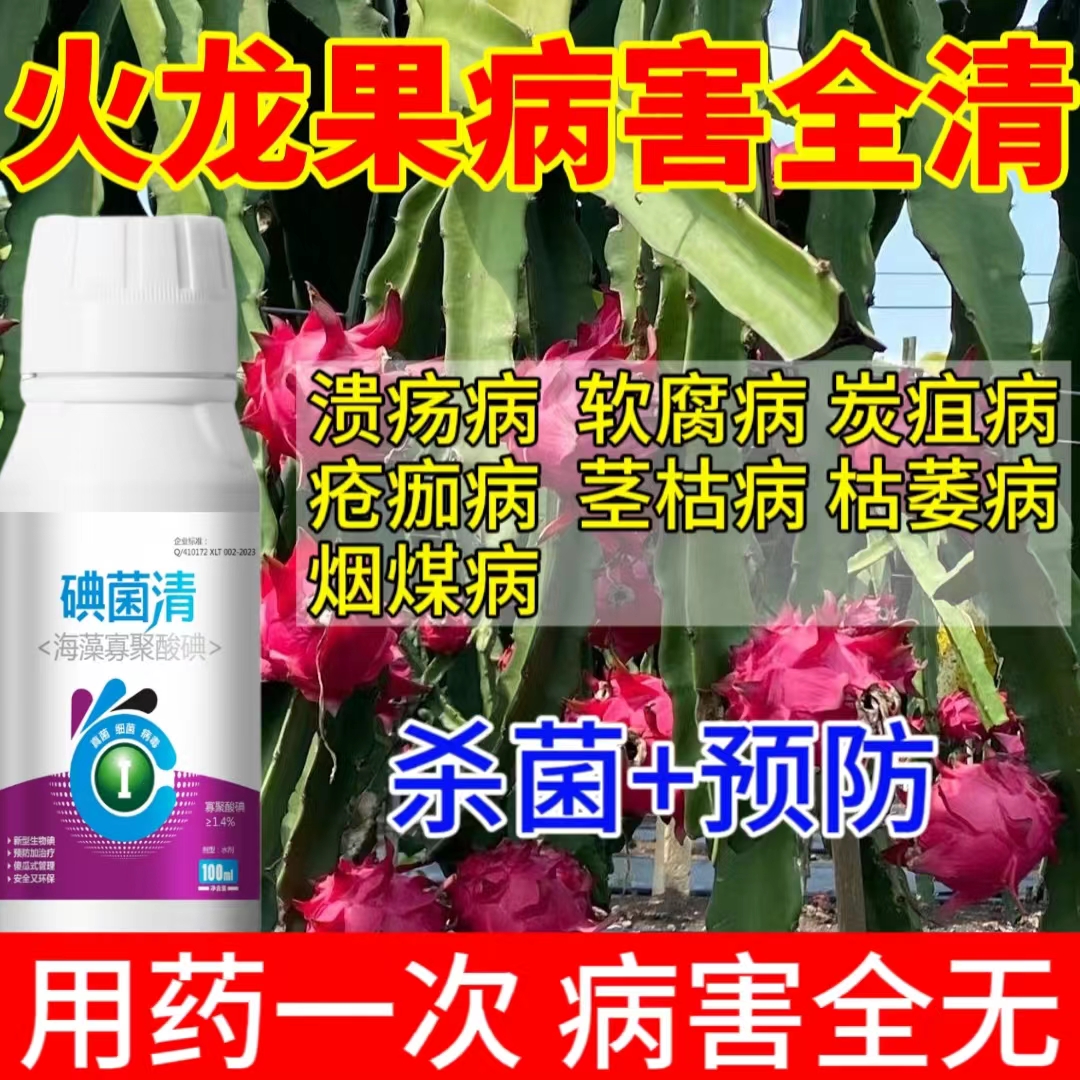 火龙果杀菌剂专用火龙果病全治菌药溃疡病茎腐软腐疮痂病