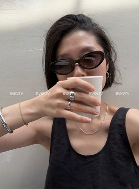 26s新款猫眼字母太阳镜墨镜