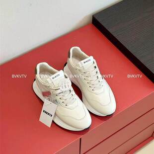 小白鞋 27巨好穿 真皮休闲厚底运动小白鞋 女鞋 26s新品 cece