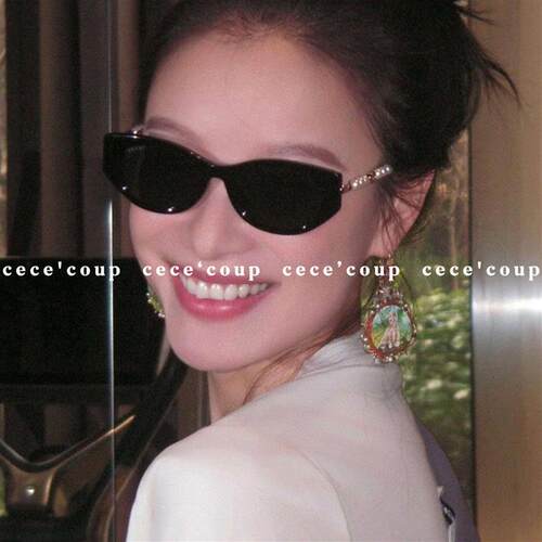 cece 时髦新宠03/27 新品26ss 钻石珍珠太阳眼镜 太阳眼镜