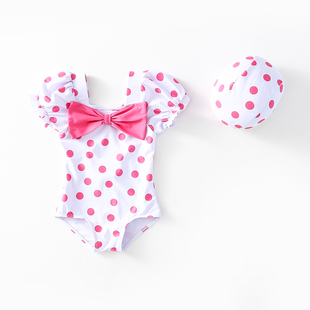 儿童泳衣女孩3岁宝宝可爱公主游泳衣6岁女童速干防晒专业训练泳装