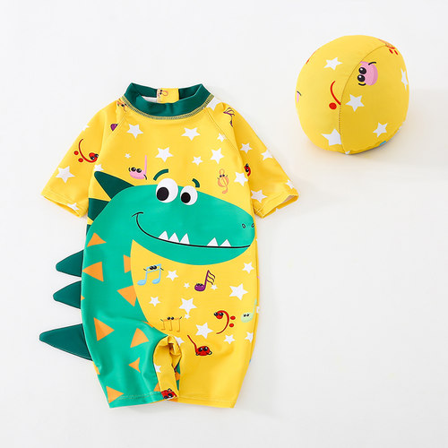 宝宝泳衣连体儿童可爱小男童速干