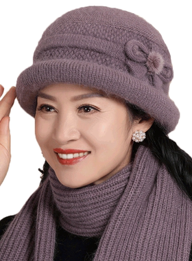 妈妈帽子女冬季保暖帽