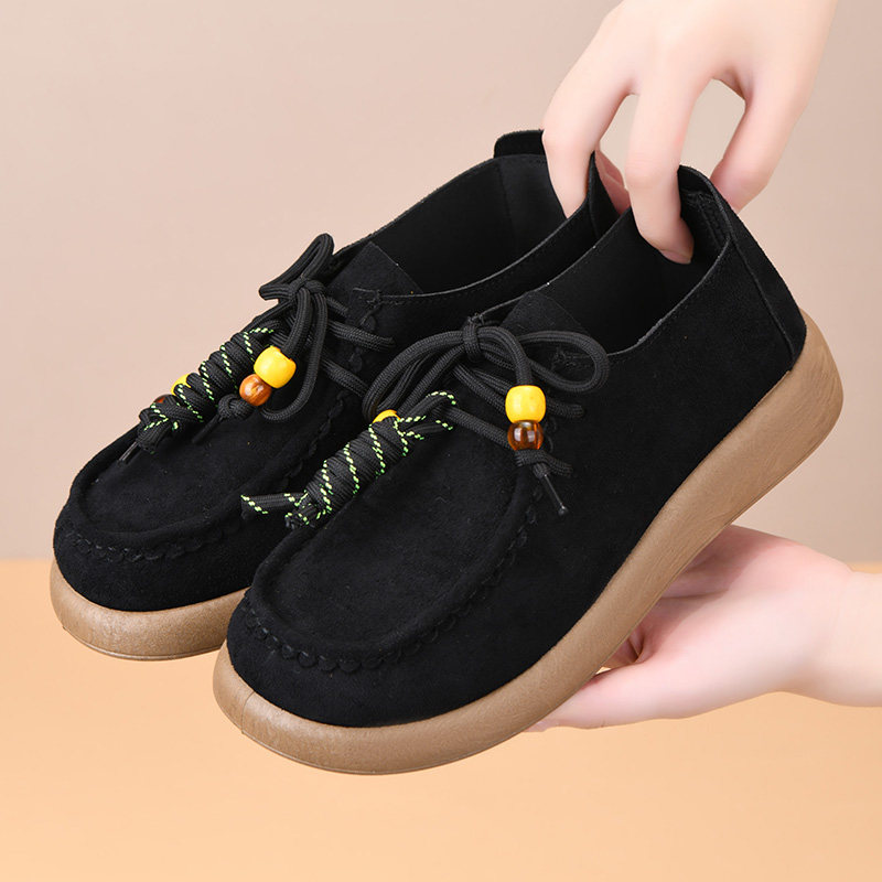 春秋新款老北京布鞋女休闲百搭勃肯鞋复古轻便防滑妈妈鞋软底单鞋,女鞋,浅口单鞋,淘宝优惠券,粉丝福利购,淘宝优惠卷