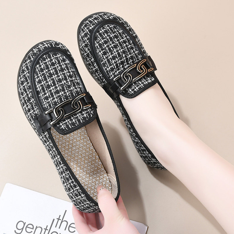 春季老北京布鞋女新款轻便百搭妈妈鞋一脚蹬平底透气女士浅口单鞋,女鞋,浅口单鞋,淘宝优惠券,粉丝福利购,淘宝优惠卷