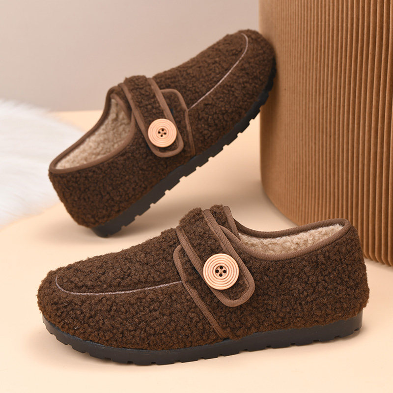 冬季老北京棉鞋女加绒保暖毛毛鞋加厚防滑豆豆鞋平底休闲妈妈棉靴,女鞋,棉鞋,淘宝优惠券,粉丝福利购,淘宝优惠卷