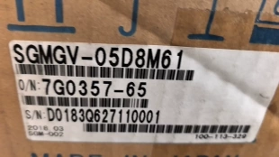 原装 SGMGV 13D3A61伺服电机1.3kw 400V使用电压 议价 质保一年