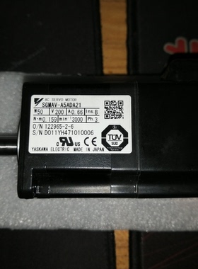 SGMAV-A5ADA21原装安川50w伺服电机全新质保一年现货包邮欢迎询价