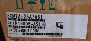包邮 SGM7A 议价 正品 25A7A61 安川7代2.5KW绝对值电机型号原装