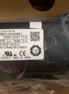 SGMJV-A5ADA21原装安川50W伺服电机全新质保一年现货包邮欢迎询价