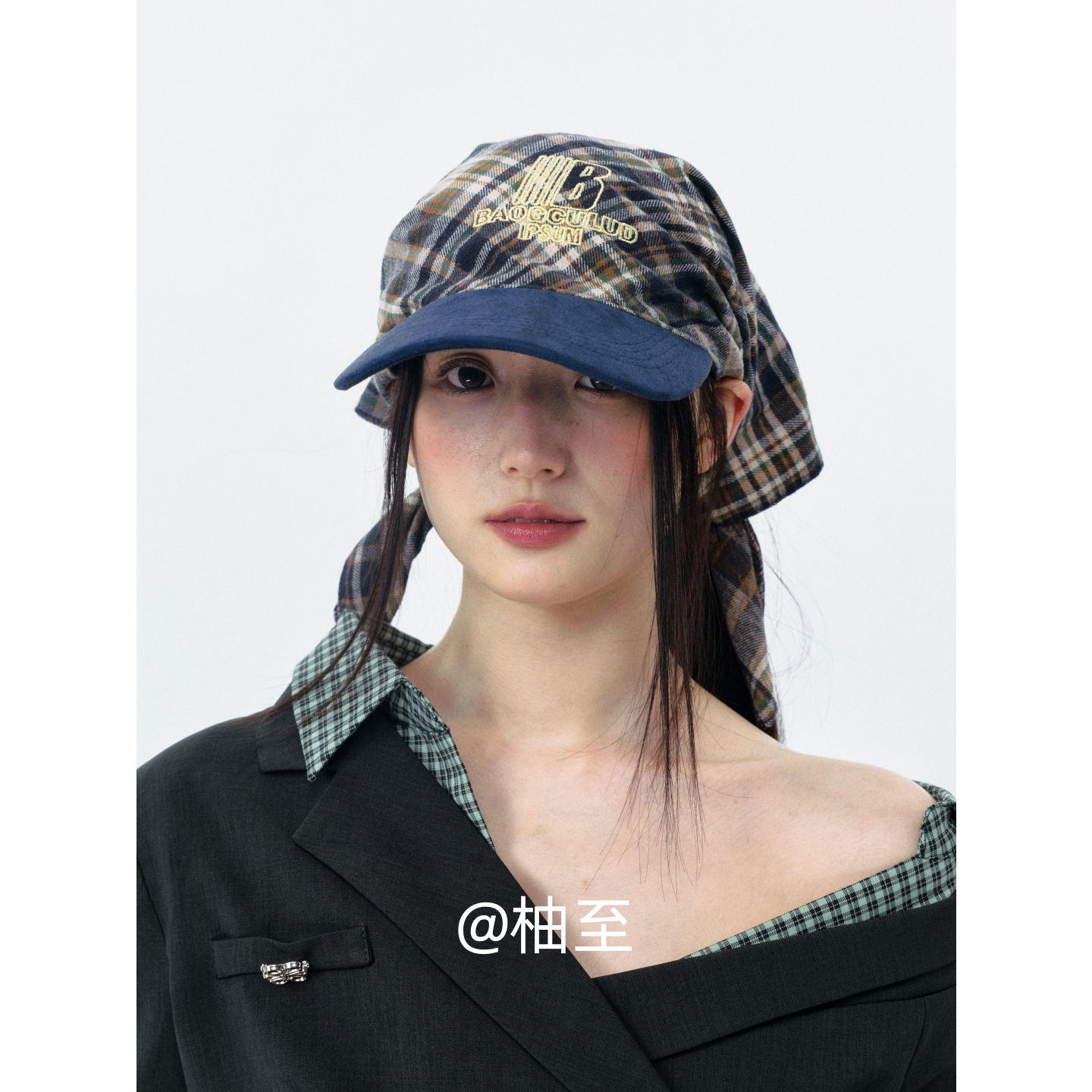 2025秋冬新款加厚头巾帽子女春秋冬街头韩版日系显脸小包头鸭舌帽