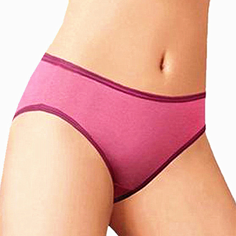 弹力棉低腰平角青年日系少女内裤