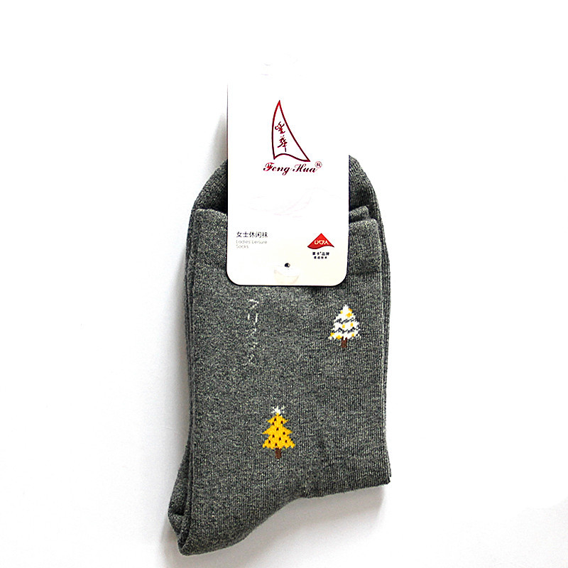 丰华保暖半毛巾休闲风防臭潮袜子