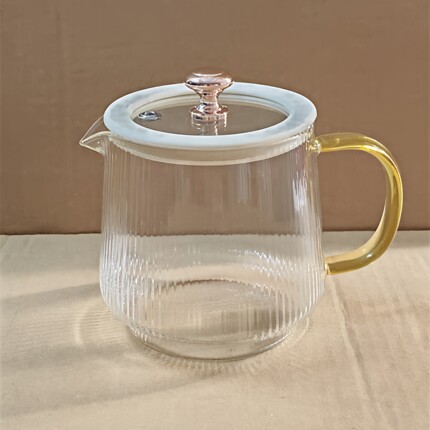 双炉养生壶可加热条纹玻璃杯单壶耐热高硼硅玻璃耐高温养生杯配件