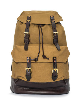 【A.C.E.浮生出品】手工缝制油蜡帆布23OZ瑞士胡椒盐款皮底帆布包