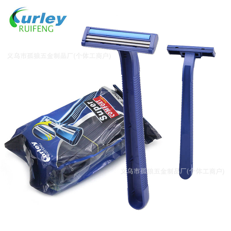 Curley一次性剃须刀手动刮胡刀男士剃须用具旅游便携腋毛刮毛