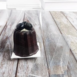 可露丽包装透明铁丝卷边烘焙西点手工马卡龙袋子司康打包梨子酥袋