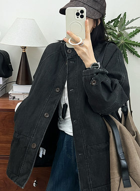 2026冬季新款棉服外套女冬装插肩袖显瘦夹棉棉衣中长款