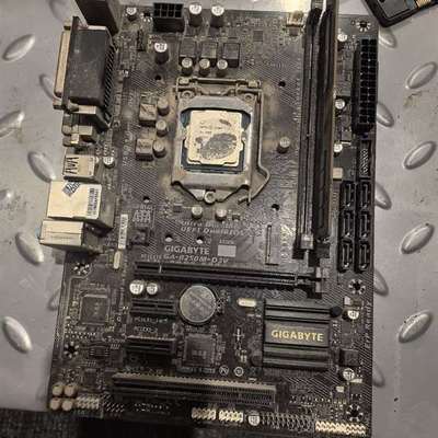 可维修i3 7100+技嘉B250m-D3V套装  4G金士顿内存