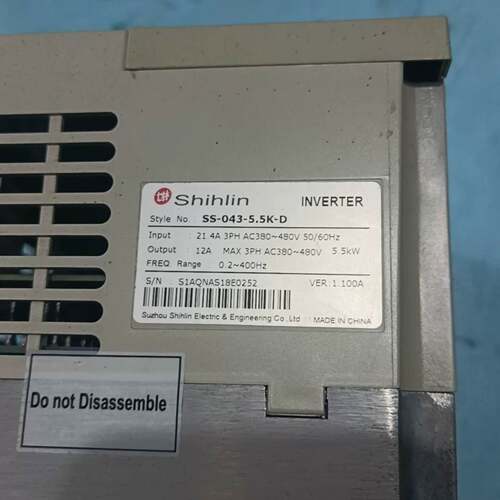 维修SS-043-5.5K-D 5.5KW 380V，士林变频器议价