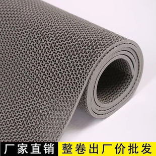 防滑地垫厨房厕所网格S垫浴室户外商用塑料pvc镂空防水垫地毯门垫