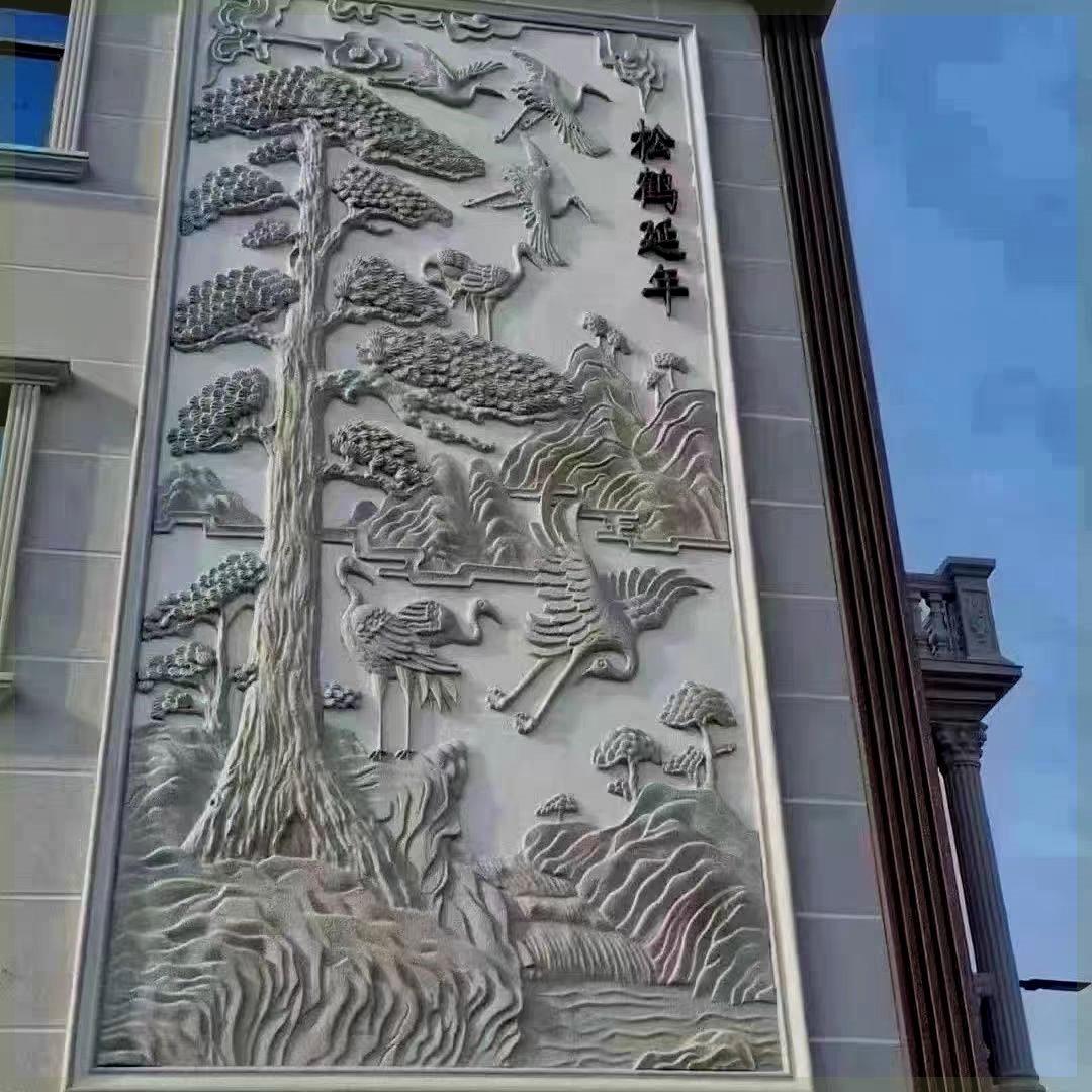 发泡陶瓷浮雕壁画别墅窗户窗套包边腰线檐线造型构件外墙装饰线条图片