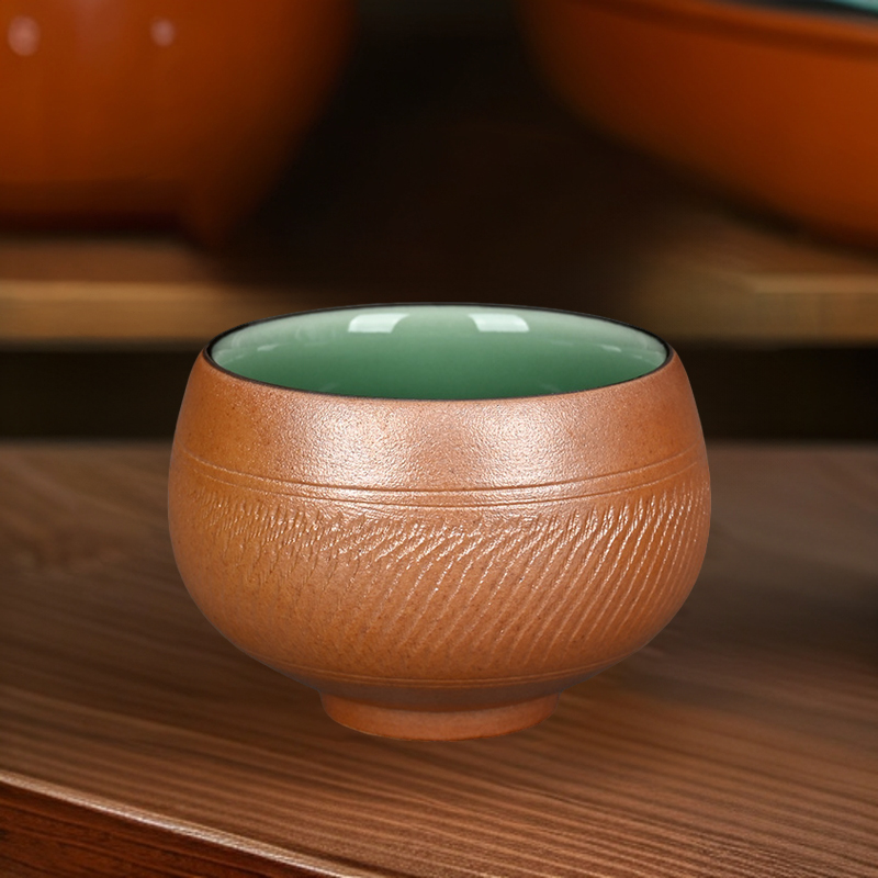 精品创意青瓷跳刀手工单杯