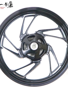 适用原装XCR300 DR300钢圈HJ300/-2前后轮毂铝合金加强型轮圈黑色