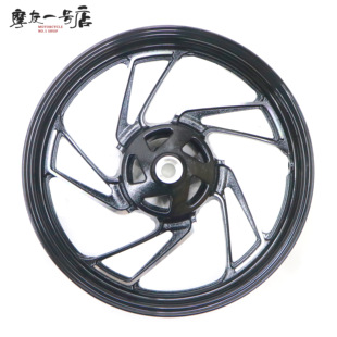 适用原装XCR300 DR300钢圈HJ300/-2前后轮毂铝合金加强型轮圈黑色