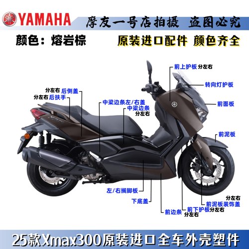 25款XMAX300全车塑料外壳导流板