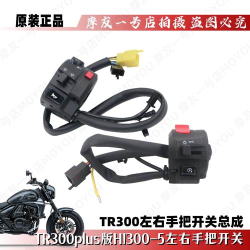 点火喇叭左右手把开关总成TR300