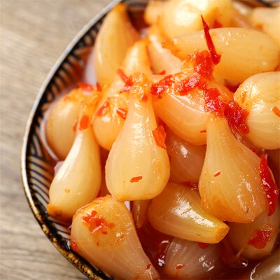 润思雅水晶藠头云南特产酸辣咸菜农家新鲜腌制开味剁椒下饭泡菜