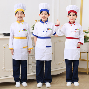儿童烘焙小厨师服装角色扮演
