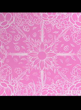 Padsmith Rosa 粉色全球限量玻璃鼠标垫 Apex职业选手无名同款