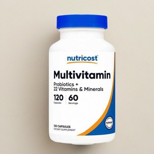 美国成人复合多种维生素益生菌矿物质Multivitamin 120粒保健胶囊