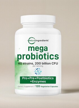 Mega Probiotics 200 Billion CFU成人益生菌肠胃保健酶复合物
