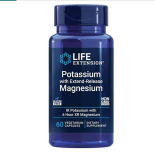 Life Extension Potassium Release Magnesium 钾与缓释镁胶囊