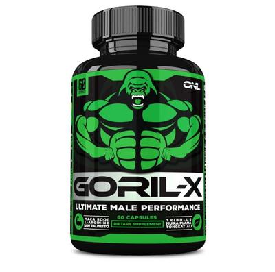 GORIL-X Testosterone Booster男性增强角质山羊草玛咖根东革阿里