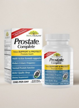 美国购Real Health Prostate前列保健男性锯棕榈Relief Saw 30粒