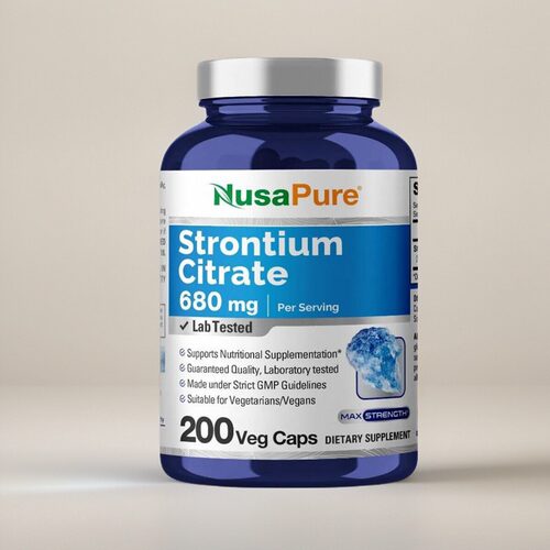 成人柠檬酸锶胶囊家人心脑血管