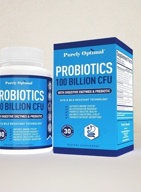 成人消化酶益生菌益生元肠胃调理改善保健品Probiotics100Billio
