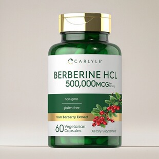 美国成人黄连素胶囊控糖血糖保健品Carlyle Berberine 60粒高含量