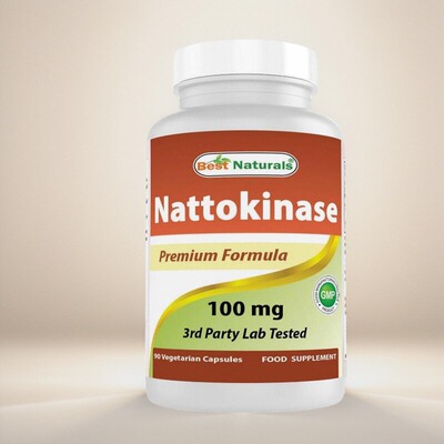 美国成人纳豆胶囊Best Naturals Nattokinase 2000FU100毫克