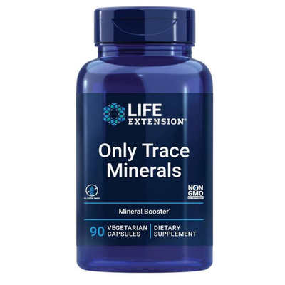 Life Extension Only Trace Minerals 锌铬硼铜锰每日维生素90粒