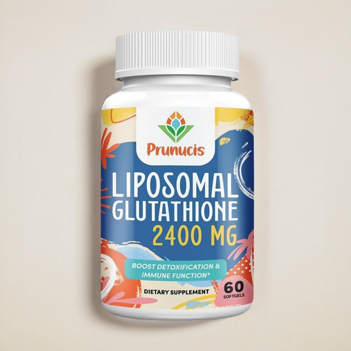 美国成人脂质体谷胱甘肽Liposomal Glutathione 维生素C 2400mg
